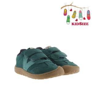 Victoria 1370120 BOSCO STRAPS BAREFOOT SPLIT LEATHER Kids' barefoot trainers Green